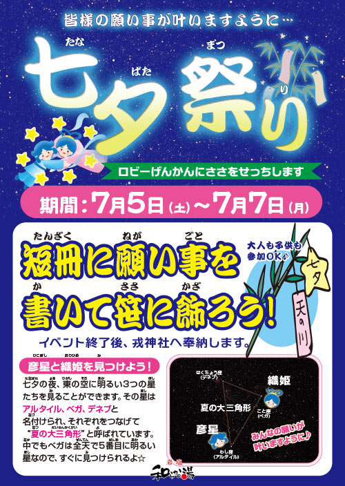 2025年の七夕祭り